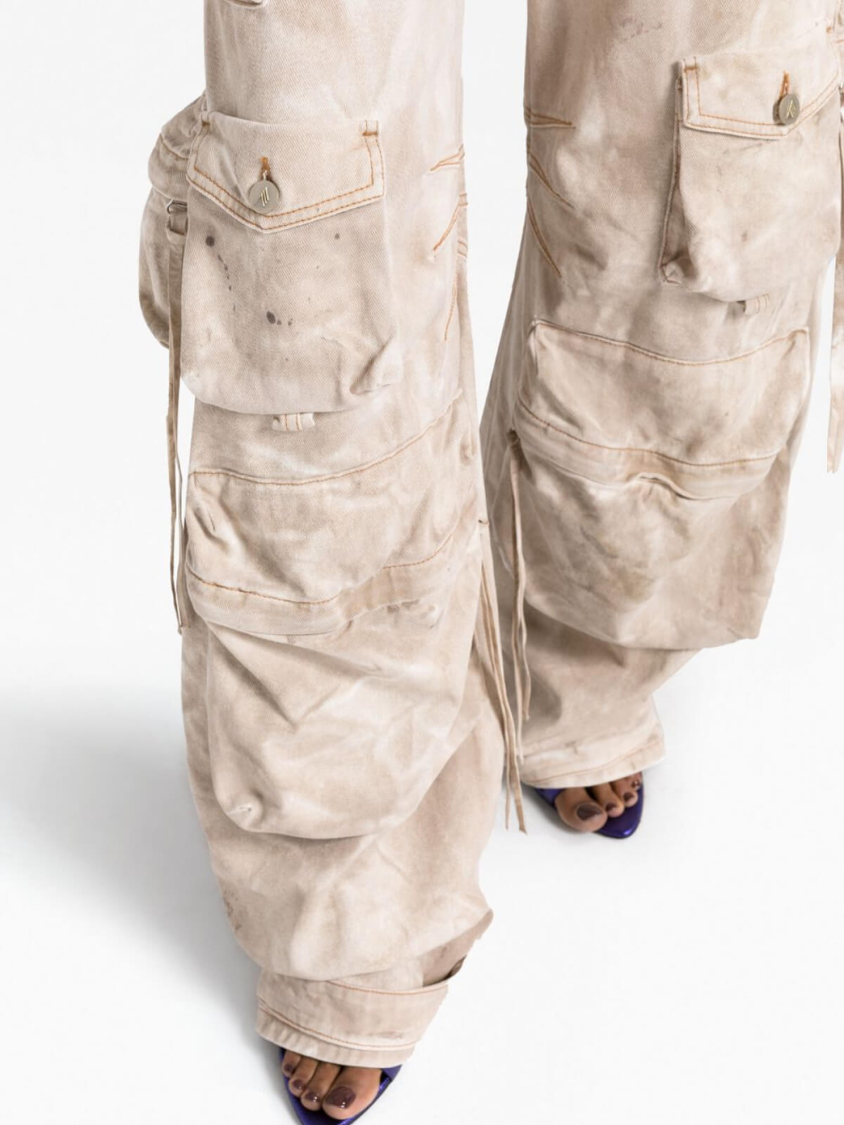 Fern Wide Leg Cargo Jeans - Image 3